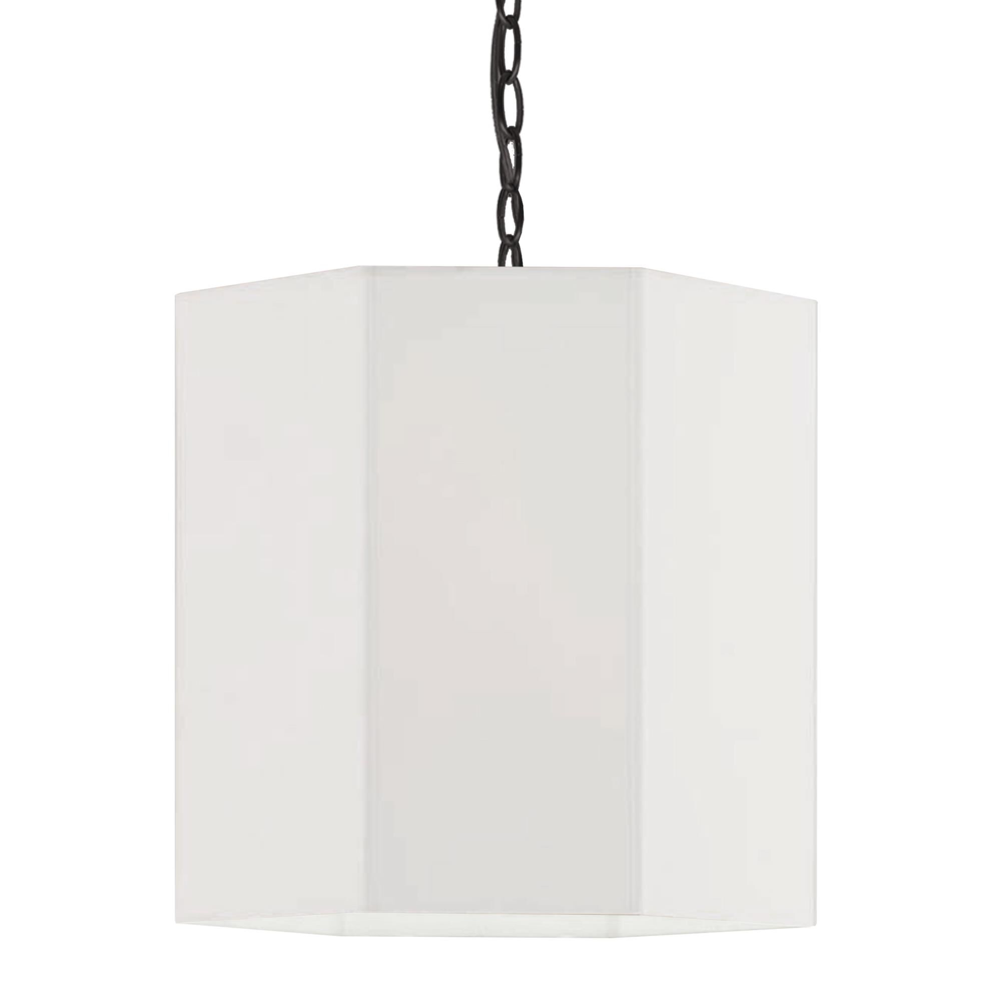 Dainolite Octavia 18 Inch Large Pendant Octavia - OCV-181P-MB-WH - Transitional