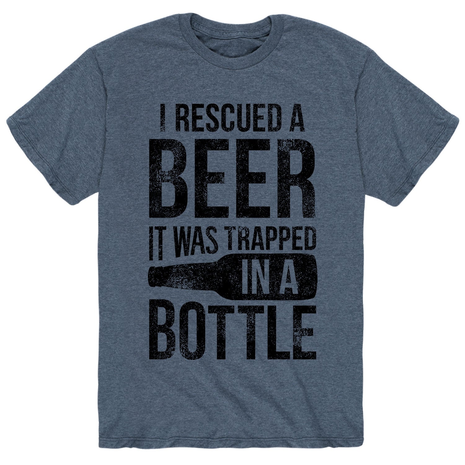 I Rescued A Beer - Adult Short Sleeve Tee