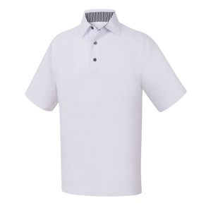 FootJoy Men\'s ProDry Solid Lisle Polo 445921-White  Size md, white