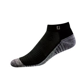 FootJoy Men\'s Techsof Tour Sport Socks 449747-Black  Size size 7-12, black