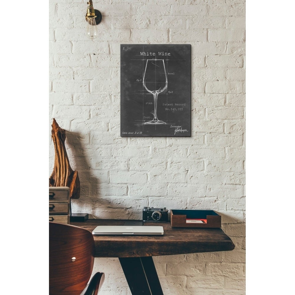 Epic Graffiti 'Barware Blueprint IV' by Ethan Harper Giclee Canvas Wall Art, 12