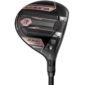 Cobra King Women\'s SPEEDZONE Fairway - Black/Pink 5001176-Right 5 Wood Ladies UST HELIUM