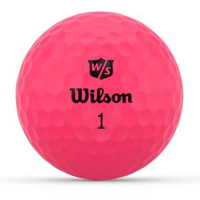 Wilson Duo Optix Golf Balls 5002706-Pink DOZEN, pink