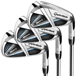 TaylorMade SIM Max Iron Set 5003111-Right 7PC / 5-PW + AW Steel Regular KBS MAX 85