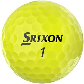 Srixon Q-Star Tour 3 Golf Balls 5003329-Yellow DOZEN, yellow