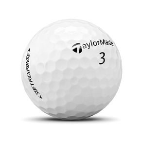 TaylorMade Soft Response Golf Balls 5003342-White Dozen, white