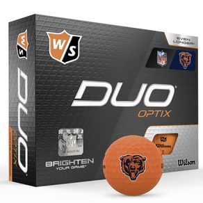 Wilson Duo Optix NFL Orange Golf Balls 5005099-Miami Dolphins  Size dozen