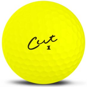 Cut Golf DC Golf Balls 5006368-Yellow DOZEN, yellow