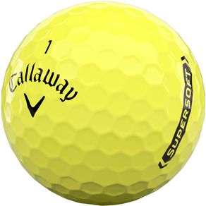 Callaway Supersoft Golf Balls 5006451-Yellow DOZEN, yellow