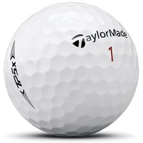 TaylorMade TP5x Golf Balls 5008475-White DOZEN, white
