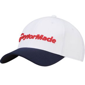 TaylorMade Performance Seeker Hat 5008680-White/Red/Navy  Size one size fits most, white/red/navy