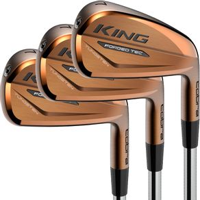 Cobra King Forged Tec Copper Iron Set 5009063-Right 7PC / 4-PW Steel Stiff Steel (Stock)