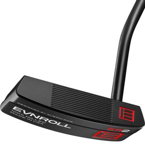 Evnroll Men\'s ER2 Midblade Black Putter w/ Tac Grip 5009215-Right 35\