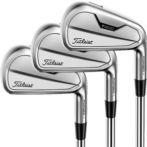 Titleist T200 Iron Set 5010139-Left 7PC / 4-PW Steel Stiff DYNAMIC GOLD AMT BLACK