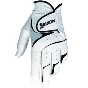 Srixon Men\'s All Weather Glove 5010508-White/Black  Size lg Right, white/black