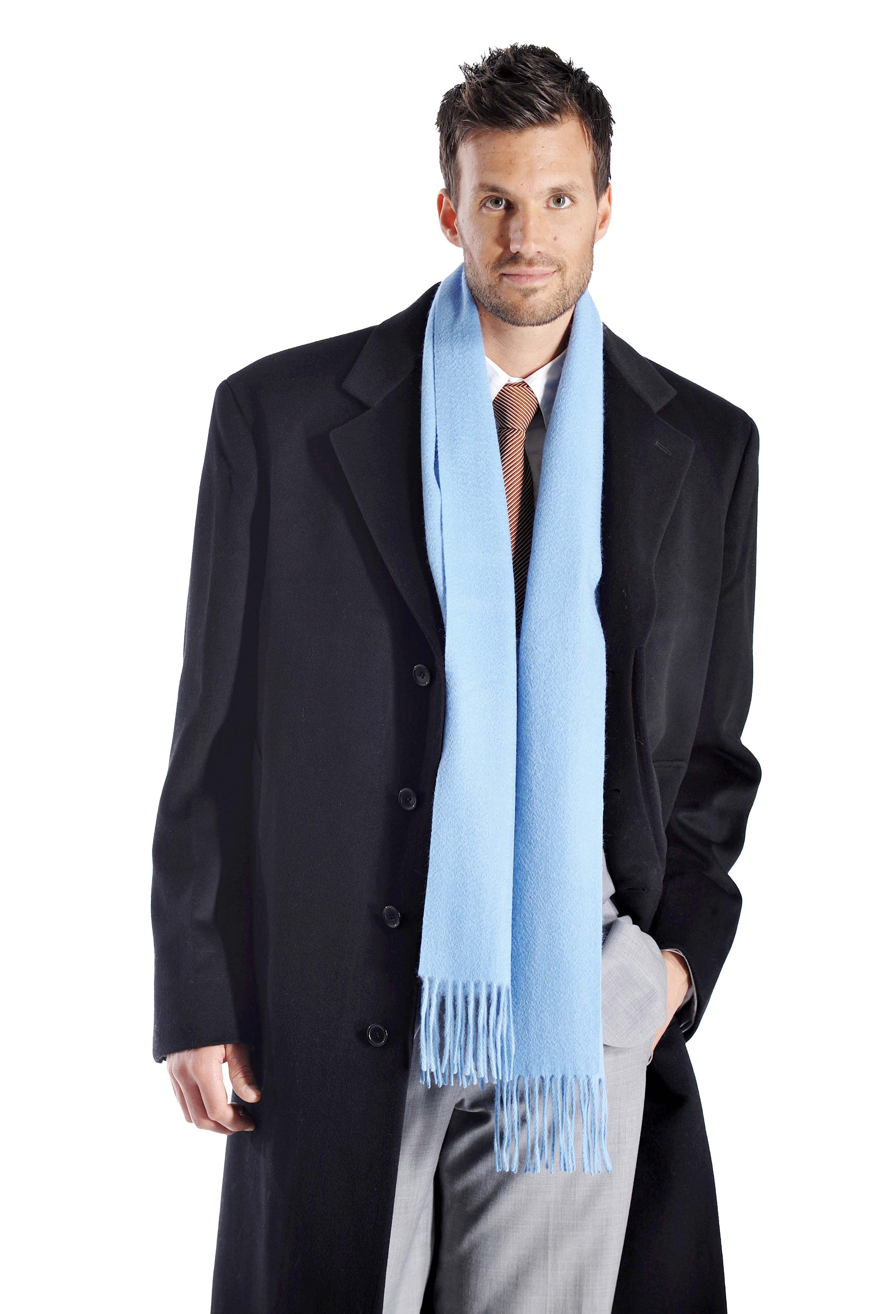 Pure Cashmere Unisex Scarf (Navy)