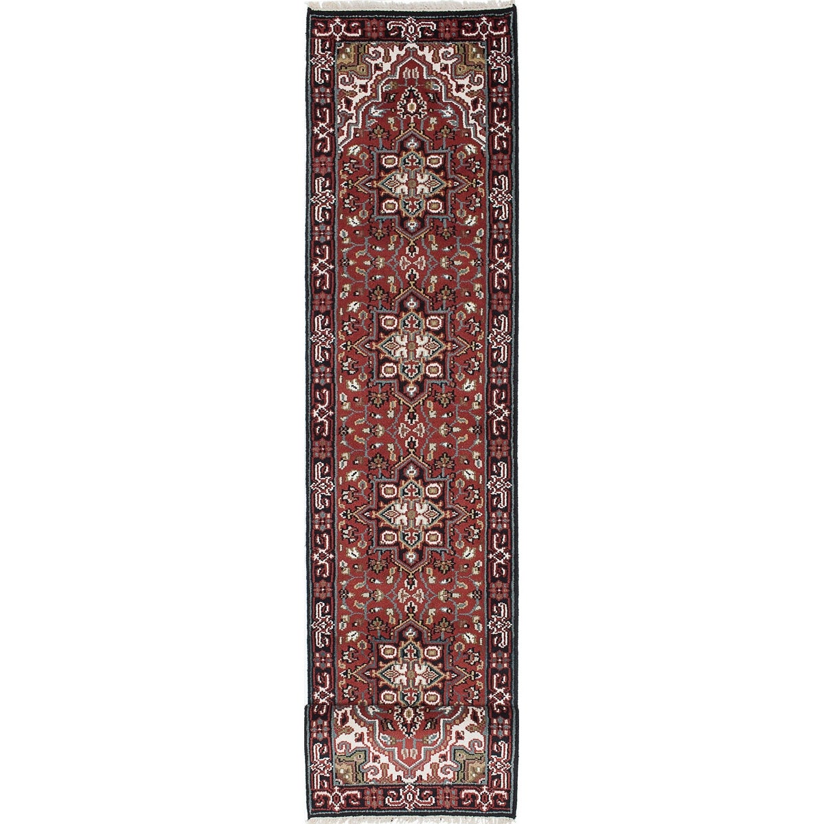 ECARPETGALLERY Hand-knotted Royal Heriz Red Wool Rug - 2'6