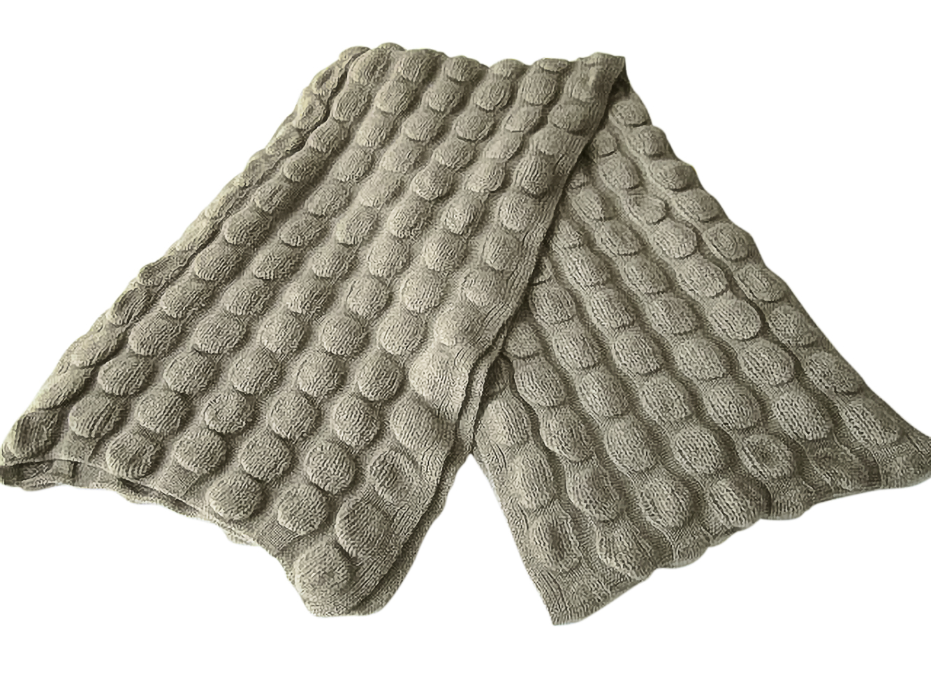 Pure Cashmere Cable Scarf