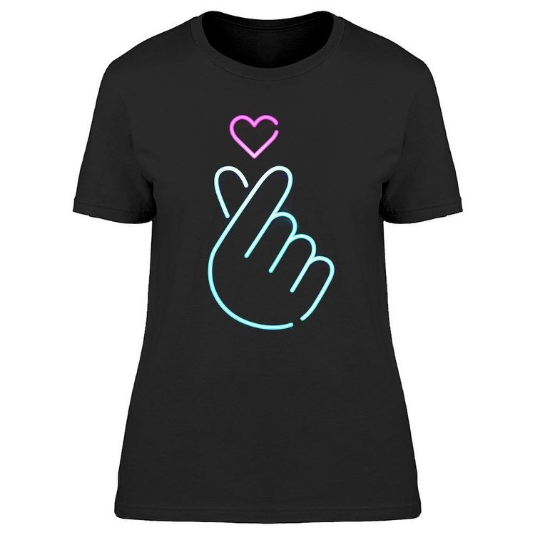 K-pop Neon Sign Tee Women's -Image by Shutterstock