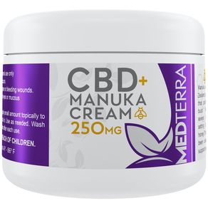 Medterra CBD + Manuka Cream 250mg - 2oz 6000008- Size 2 oz