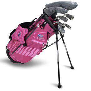 U.S. Kids UL 7 Club DV3 Stand Set - Graphite 6001224-Pink/Pink  Size 48\