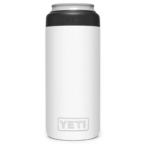 YETI Rambler 12oz Colster Slim Can Insulator 6002068-White, white