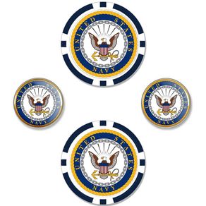 Team Effort Military Ball Marker Set 6003512-US Navy