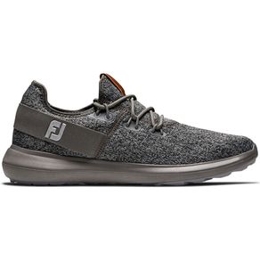 FootJoy Men\'s Coastal Flex Spikeless Golf Shoes 6003577-Black/Charcoal/Charcoal  Size 9.5 M, black/charcoal/charcoal