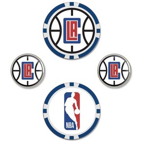 Team Effort NBA Ball Marker Set 6004940-Los Angeles Clippers  Size 2 pk