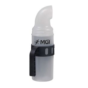 MGI Golf Zip Sand Bottle & Holder 6005217-Black, black