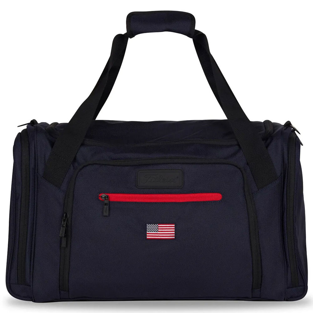 Titleist Men\'s Stars & Stripes Players Duffel Bag, Navy/Red