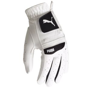 Puma Women\'s Flexlite Performance Glove 6007211-White/Black  Size lg Right, white/black