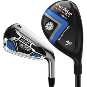 Tour Edge Hot Launch C521 Combo Set 6007780-Right 7PC / 4,5 Hybrids + 6-PW Graphite Senior ALDILA ROGUE 55G