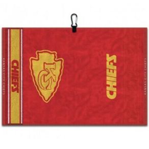 Team Effort Jacquard Golf Towel - NFL 6008870-Kansas City Chiefs