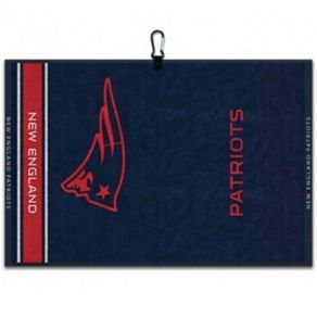 Team Effort Jacquard Golf Towel - NFL 6008872-New England Patriots