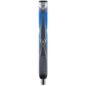 Lamkin Sink Fit PU Straight Putter Grip 6009031-Blue/Silver, blue/silver