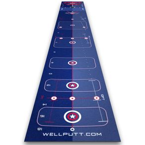 Wellputt Stars and Stripes 13\' Putting Mat 6009377-Red/White/Blue, red/white/blue