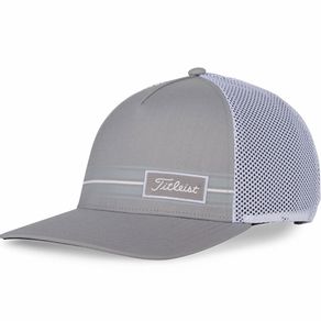 Titleist Men\'s Surf Stripe Laguna Hat 6009414-Gray/White  Size one size fits most, gray/white