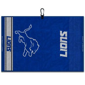 Team Effort Jacquard Golf Towel - NFL 6009447-Detroit Lions