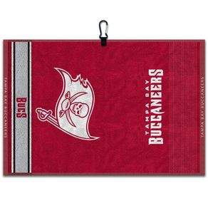 Team Effort Jacquard Golf Towel - NFL 6009459-Tampa Bay Buccaneers