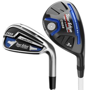 Tour Edge Women\'s Hot Launch C522 Combo Set 6010291-Right 7PC / 5,6 Hybrid + 7-PW + SW Graphite Ladies MCA FUBUKI HL50