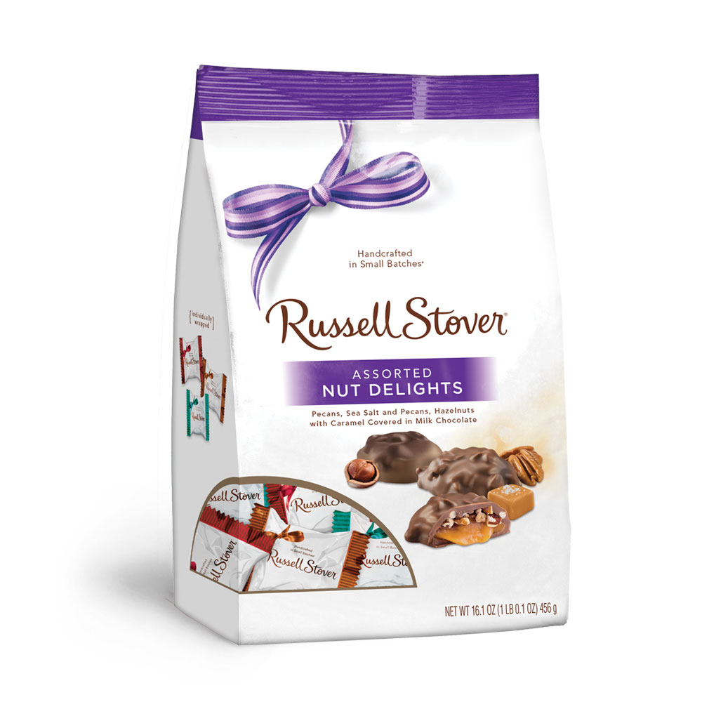 assorted milk chocolate delights, 16.1 oz. bag | chocolates | by russell stover