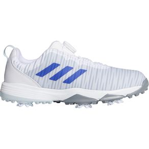 adidas Jr. Codechaos BOA Golf Shoes 7000498-White/Night Flash/Halo Blue  Size 6 M, white/night flash/halo blue