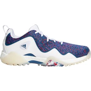 adidas Men\'s Codechaos 21 Spikeless Golf Shoes 7000769-White/Legend Marine/Scarlet  Size 9.5 M, white/legend marine/scarlet