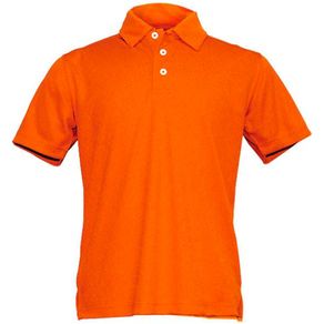Garb Juniors\' Boys Nate Polo 7000946-Vibrant Orange  Size lg, vibrant orange