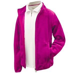 Garb Juniors\' Girls Leslie Full Zip Plush Jacket 7001014-Purple  Size sm, purple