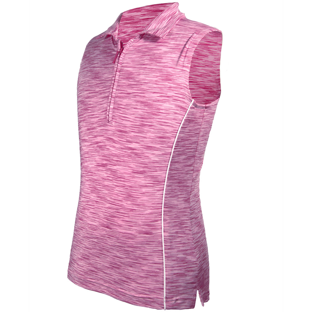 Garb Junior Girls Julia Sleeveless Polo  Size SM, Pink