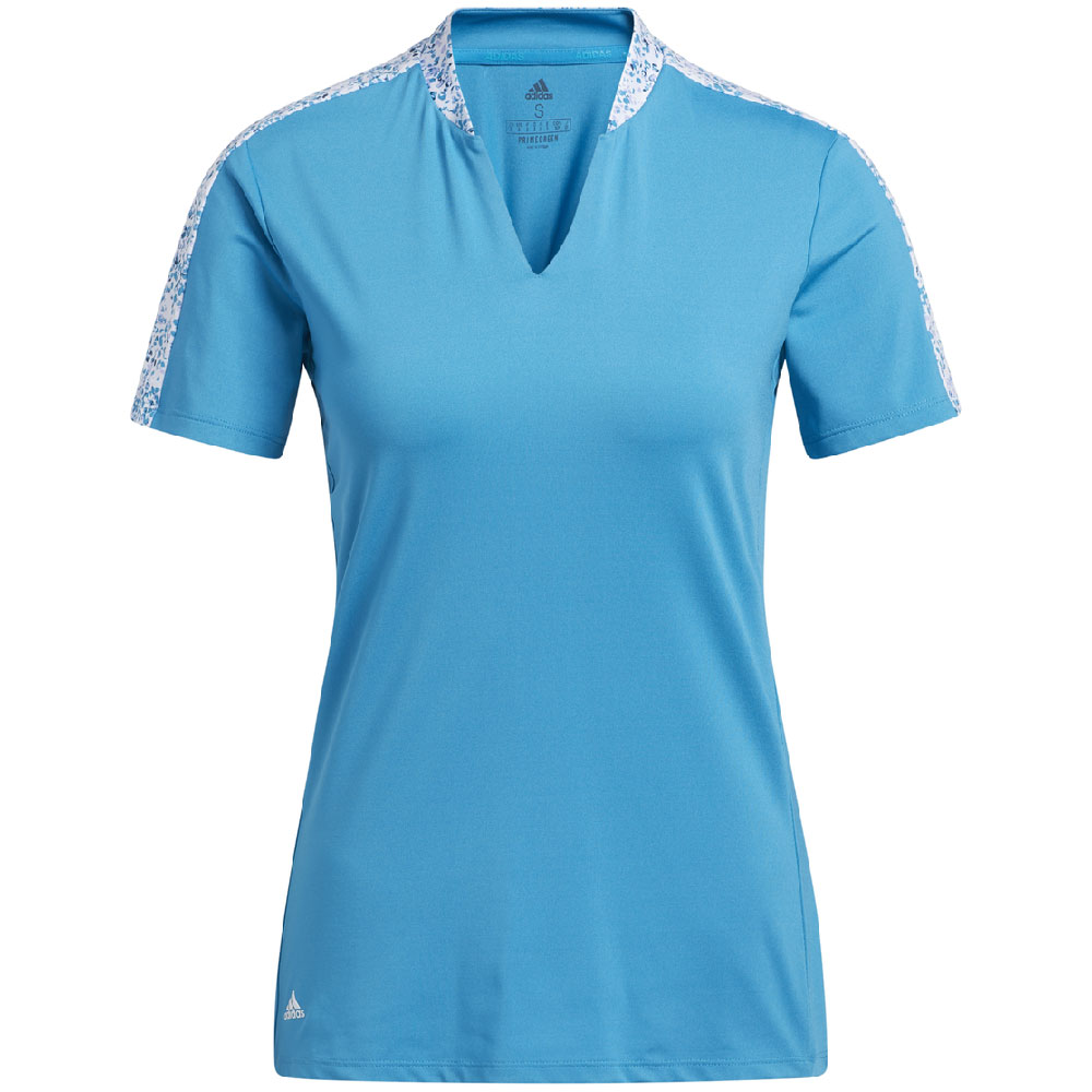 adidas Women\'s Ultimate365 Primegreen Polo  Size XS, Sonic Aqua