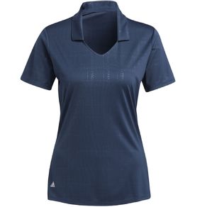 adidas Women\'s Embossed Primegreen Polo 7002746-Crew Navy  Size xs, crew navy