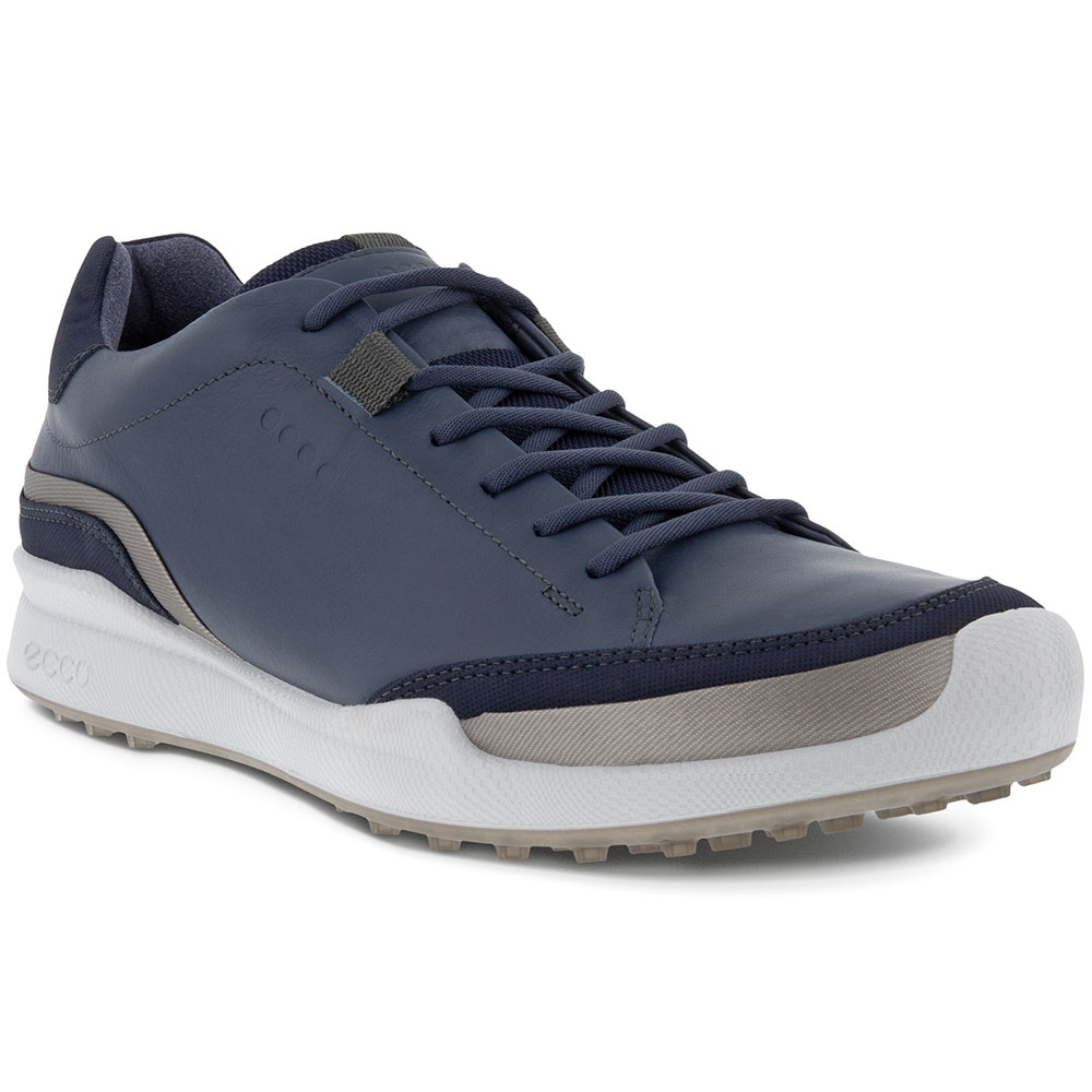 ECCO Biom Hybrid 1 Golf Shoes  Size EURO44, Black/Buffed Silver/Black
